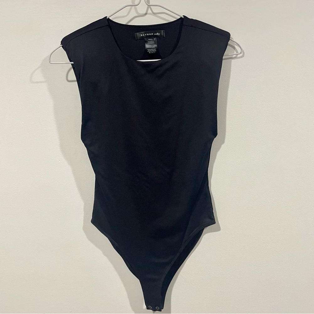 Reynah Black Bodysuit